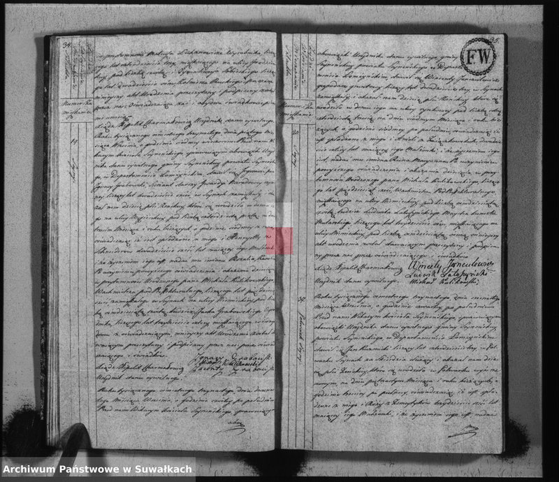 image.from.unit.number "Akta stanu cywilnego urodzonych w gminie seyneńskiey od 1-go stycznia 1813 roku."