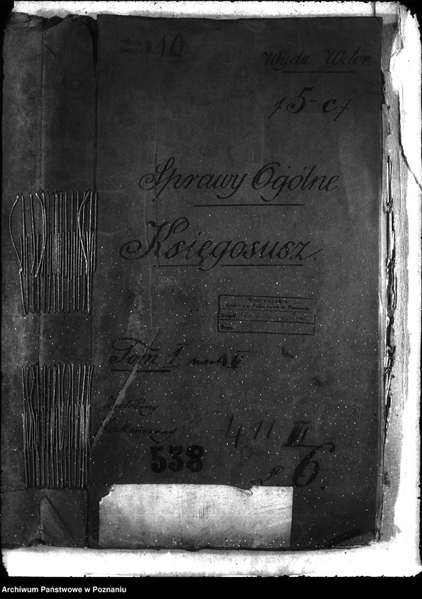 Obraz 3 z jednostki "Sprawy ogólne Wykazy chorób zaraźliwych,- księgosusz -"