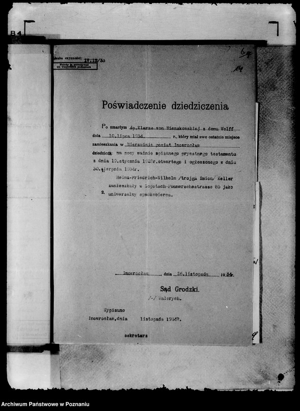 Obraz 18 z jednostki "/Sprawy obywatelstwa/"