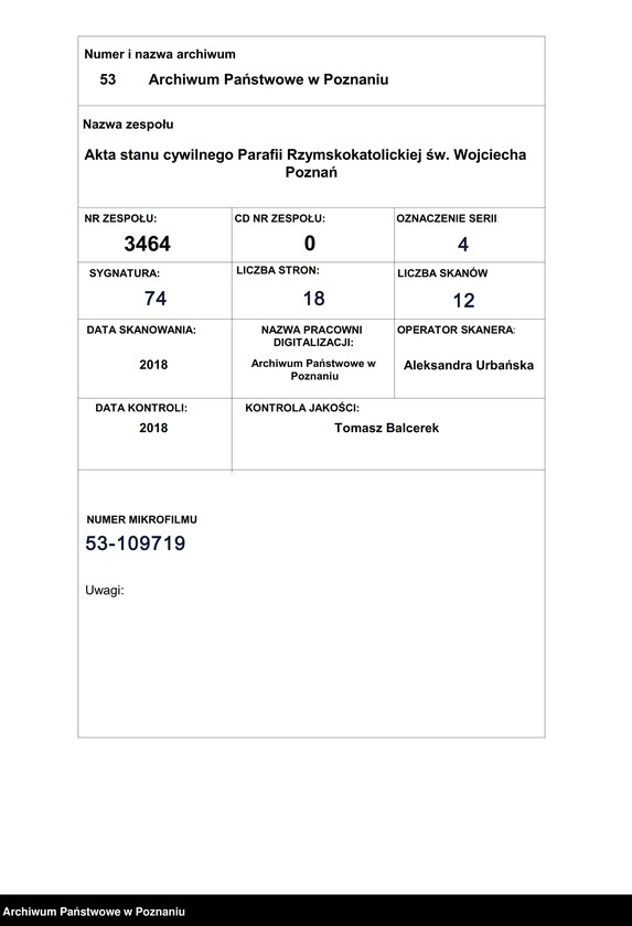 Obraz 1 z jednostki "Księga małżeństw"
