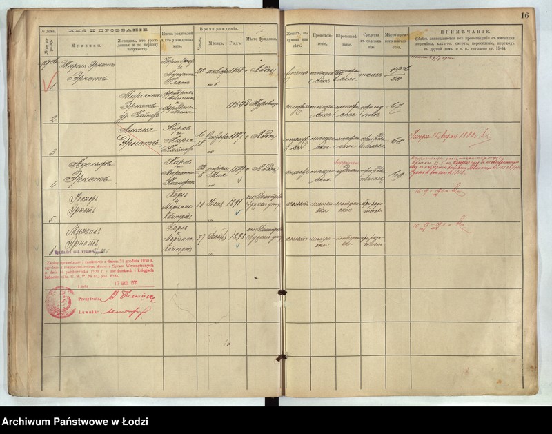 image.from.unit.number "[Księga ludności stałej m. Łodzi guberni piotrkowskiej - Dzielnicy Stara Wieś nr domu 19-28]"