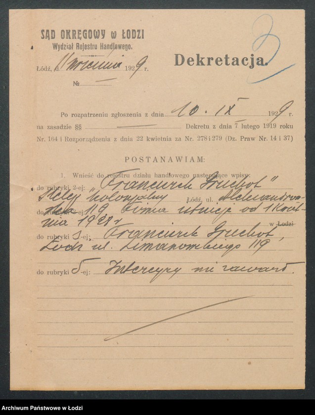 Obraz 5 z jednostki "Franciszek Gruchot – sklep kolonialny"