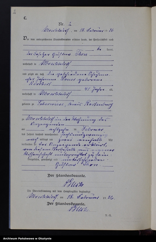 image.from.unit.number "Sterbe-Neben-Register Nr 1 - 18 [ Księga zgonów - wtóropis ]"