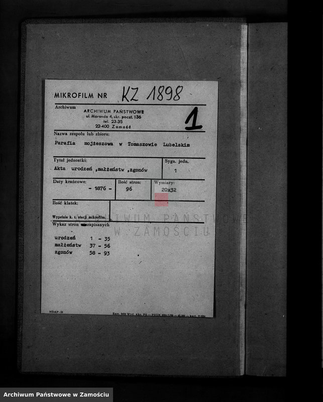 image.from.unit.number "Akta urodzeń, małżeństw, zgonów"