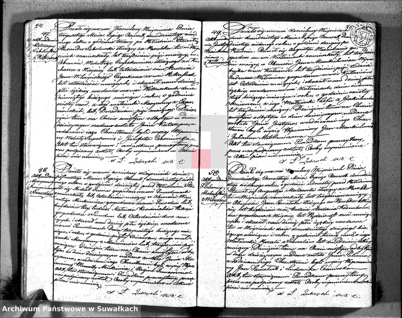 image.from.unit.number "Duplikat urodzonych, zaślubuionych i zeszłych parafii wieysieysiey na rok 1827"