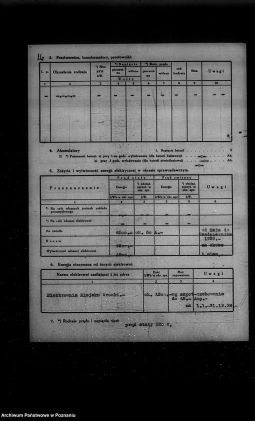 Obraz 19 z jednostki "Kwestionariusz Zakładu impregnacyjnego związku koksowni Spółka z o. o. w Katowicach Wronki powiat szamotulski"