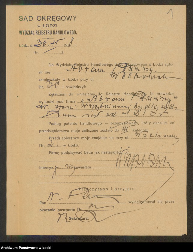 Obraz 3 z jednostki "Abram Płużny – sprzedaż wnętrzności bydlęcych"