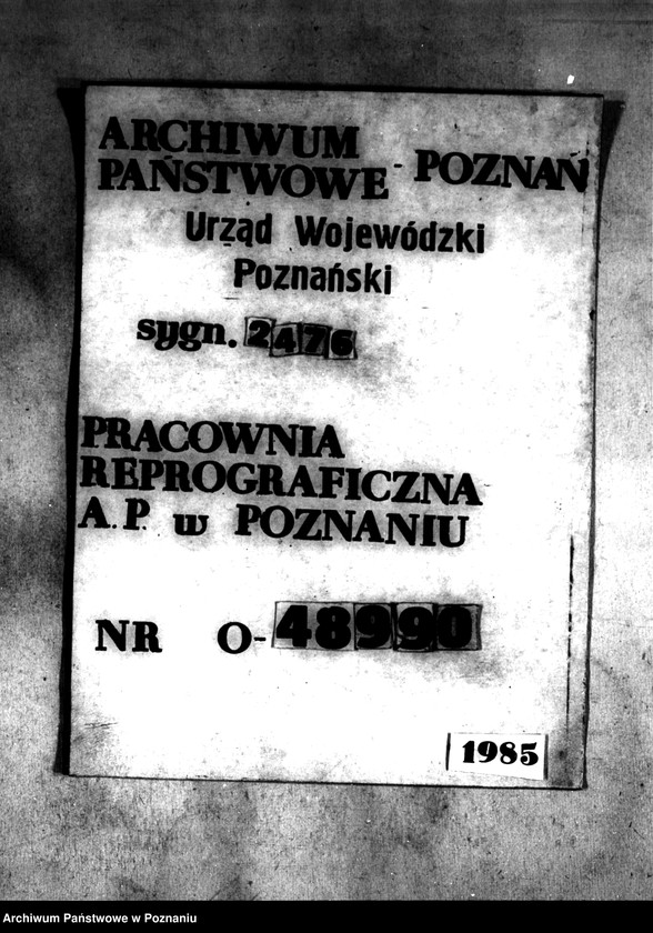 Obraz 1 z jednostki "Rejestr pomiarowy części majątku Smaszew pod nazwą kol. Smaszew powiatu konińskiego"