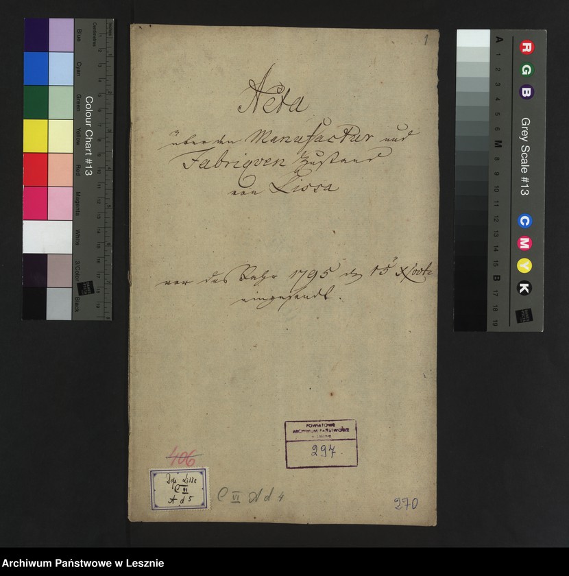 Obraz 3 z jednostki "[Akta über den Manufaktur und Fabrikenzustand voon Lissa]"