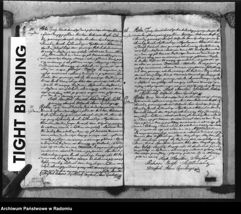 image.from.unit.number "Akta urzędnika stanu cywilnego gminy Szydłowiec z roku 1810"