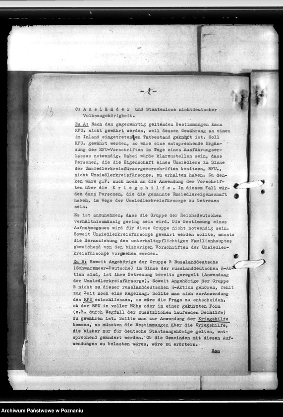 Obraz 17 z jednostki "Rückkehr - Flüchtlinge der Familien aus den ehemalsbesetzten - Ost- Gebieten und dem Generalgouvernement"