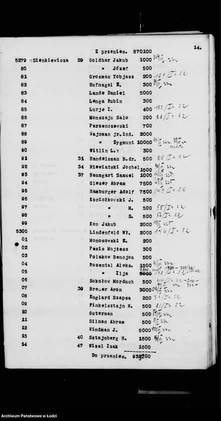 Obraz 17 z jednostki "Rejestr poborczy"
