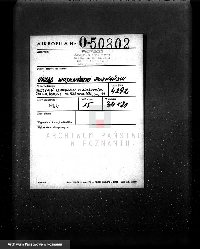 Obraz 2 z jednostki "Młyn parowy Fr. Balcera w Kucharkach pow. jarociński nr woj. kotła 1433"