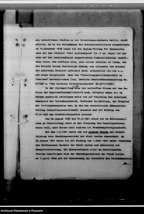 Obraz 17 z jednostki "Mende, Wilhelm - Beigeordneterin Leslau (Włocławek)"