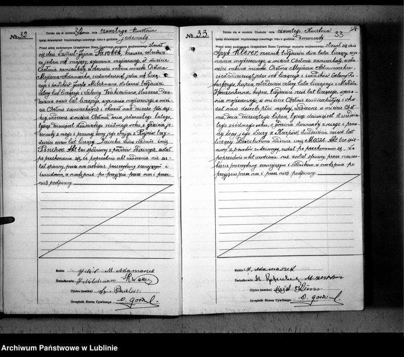 image.from.unit.number "Alegaty do ksiąg urodzeń, małżeństw i zgonów z lat 1845 - 1846"