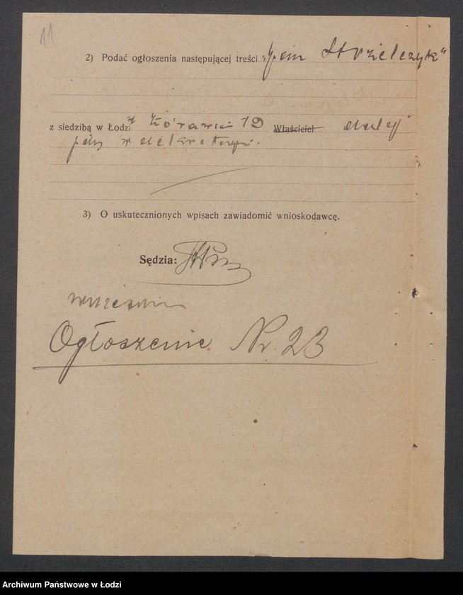 Obraz 13 z jednostki "Jan Strzelczyk – sklep rzeźniczy"