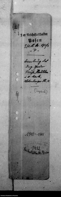 Obraz 4 z jednostki "Bewerbung des Ing. Theodor Preuss - urzędnik"