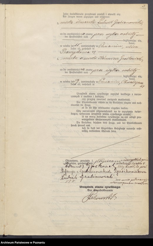 Obraz 5 z jednostki "Księga miejscowa małżeństw tom IV[Rejestr główny małżeństw]"