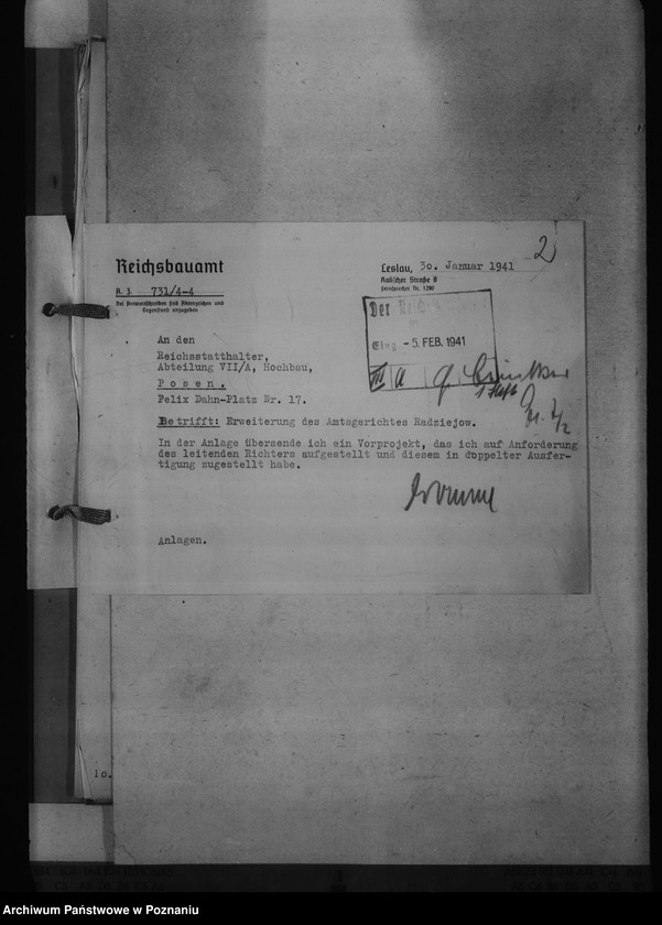 Obraz 6 z jednostki "Amtsgericht Radziejów"