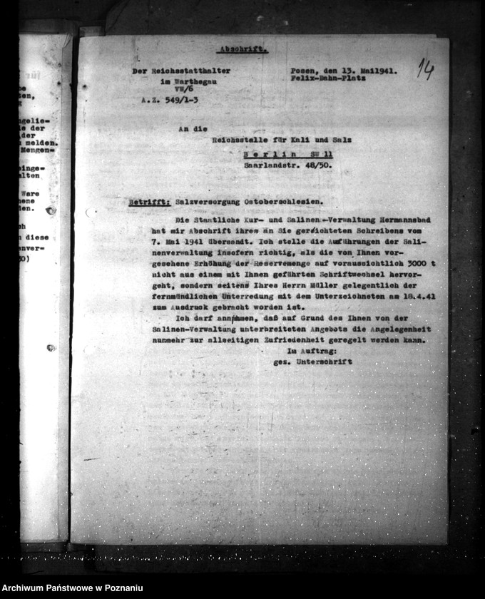 Obraz 18 z jednostki "Hermannsbad- Saline- Salzlager in Oberschlesien"