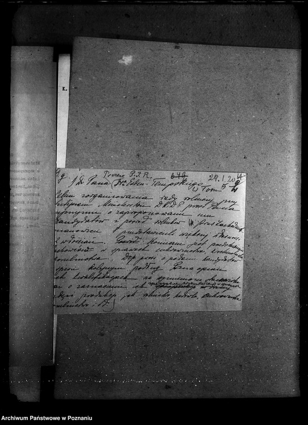 Obraz 9 z jednostki "Sprawy Personalne - likwidacje Rada Rolnicza [podróży i diet] [protokoły posiedzeń]"