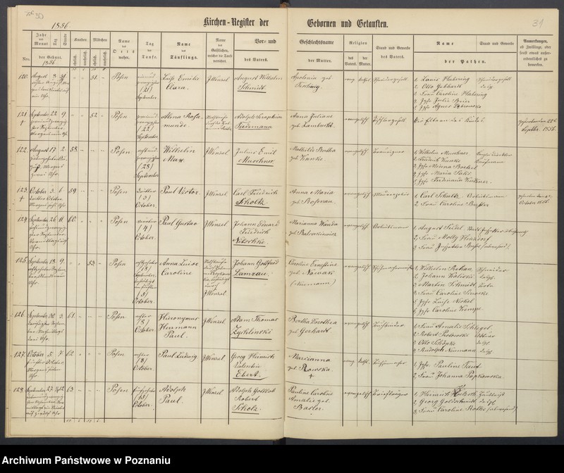 Obraz 18 z jednostki "[Akta urodzeń i chrztów, ślubów, zgonów]"