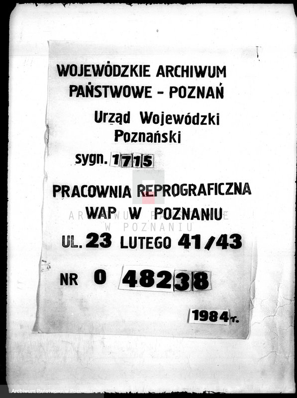 Obraz 1 z jednostki "Sprawy różne"