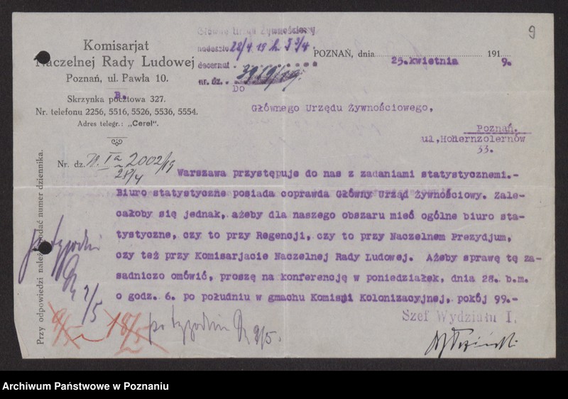 Obraz 11 z jednostki "[Organizacja i zakres kompetencji Departamentu Aprowizacji]"