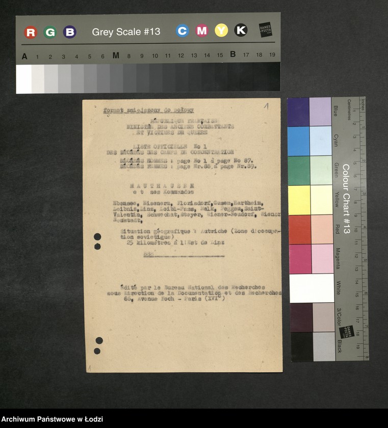 Obraz 2 z jednostki "Archiwum b hitlerowskich obozów koncentracyjnych-sprawozdanie z działalności"