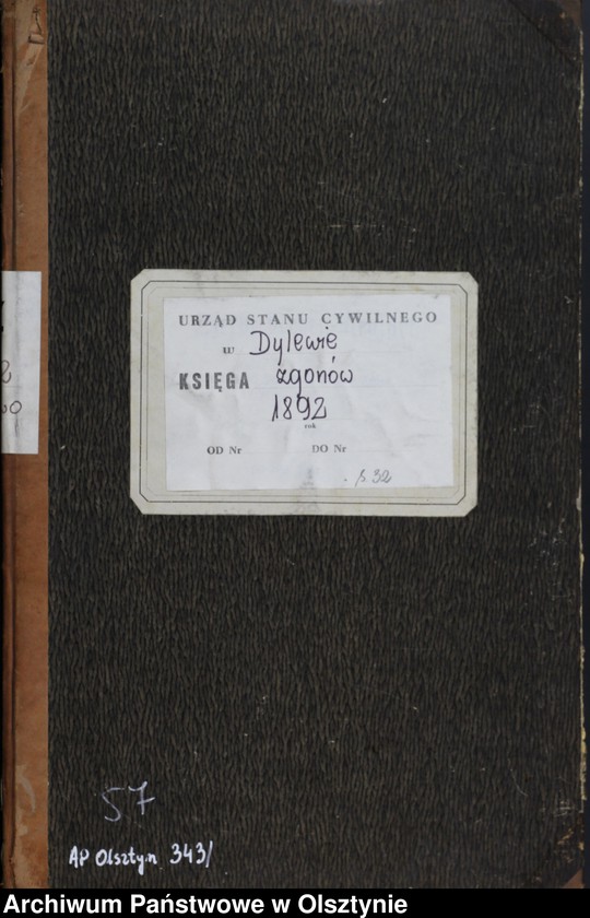 image.from.unit.number "Sterbe-Neben-Register Nr 1 - 33"