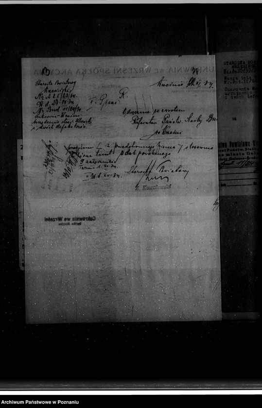 Obraz 19 z jednostki "Zatwierdzenie zakładu przemysłowego /przebudowy cukrowni we Wrześni/"