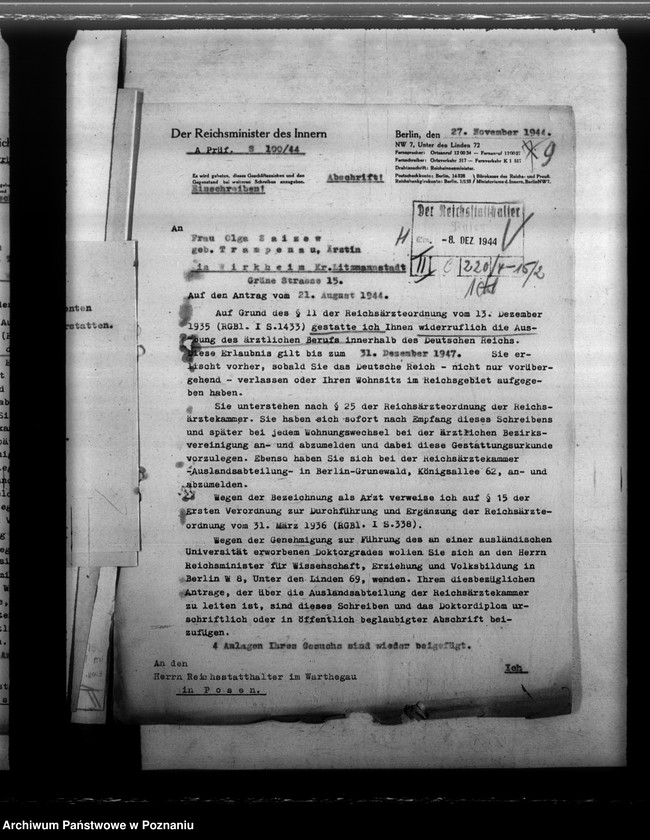 Obraz 13 z jednostki "Notdienstverpflichtung der Ärzte"