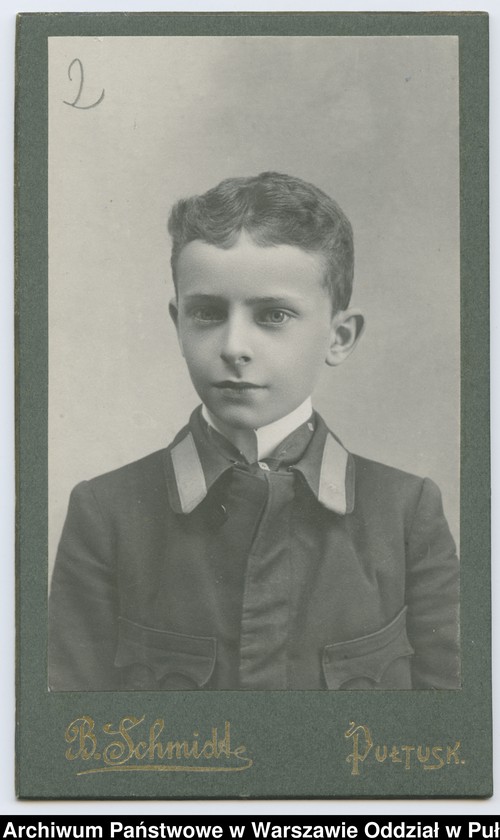 Obraz 8 z kolekcji "Chłopcy w niebieskich mundurkach... - uczniowie pułtuskiego Gimnazjum z okresu I wojny światowej"