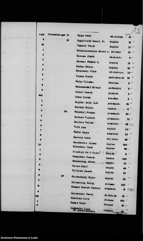 Obraz 15 z jednostki "Rejestr poborczy"