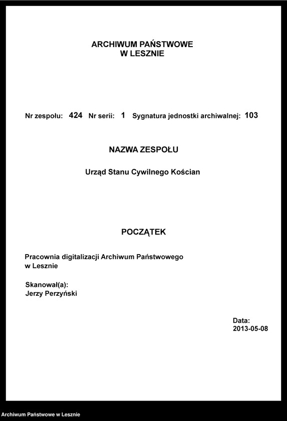 Obraz 3 z jednostki "[Księga urodzeń - miasto]"