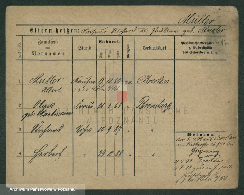 Obraz 19 z jednostki "Müller (żonaci i wdowy)"