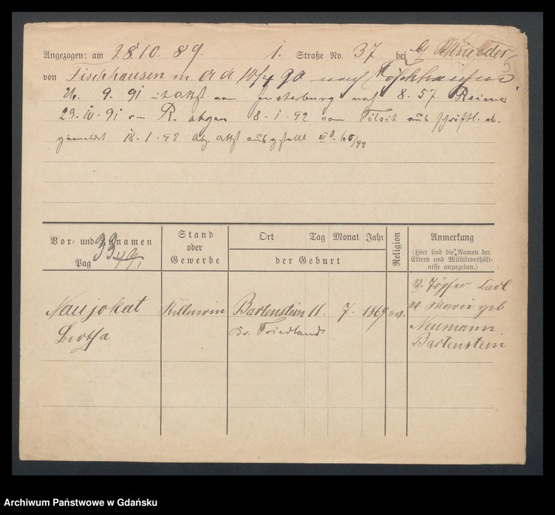 image.from.unit.number "Karty meldunkowe: Naujokat - Nebel"