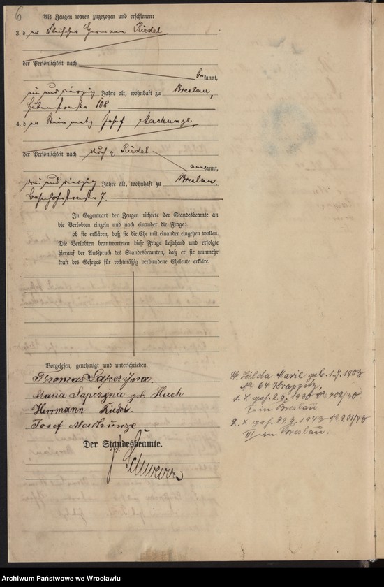 image.from.unit.number "Heiraths-Haupt-Register Breslau II 1890 Band 5"