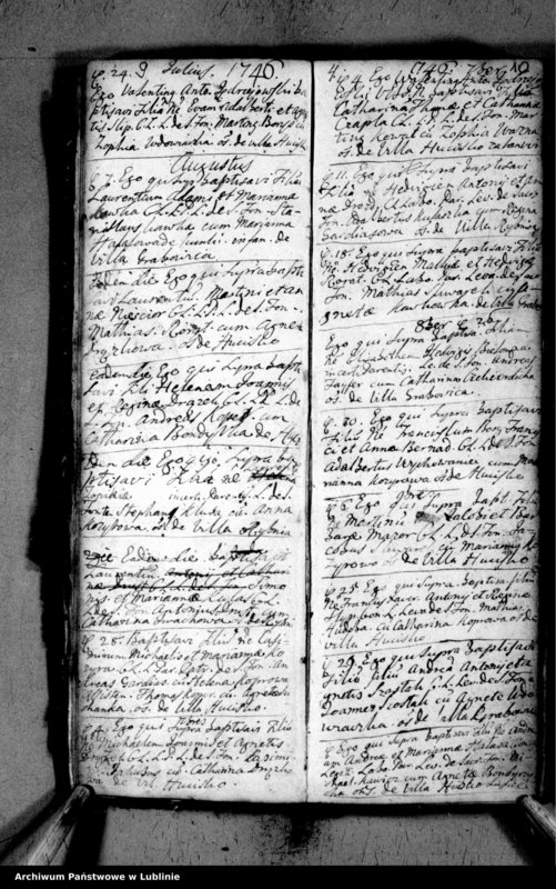 Obraz 8 z jednostki "Liber baptisatorum, copulatorum et mortuorum"