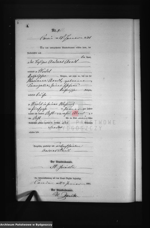 image.from.unit.number "Akta urodzeń - pierwopis nr 1-38"