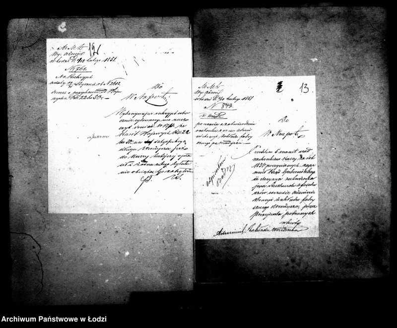 Obraz 13 z jednostki "Akta tyczące się zakładu po Wendischu"