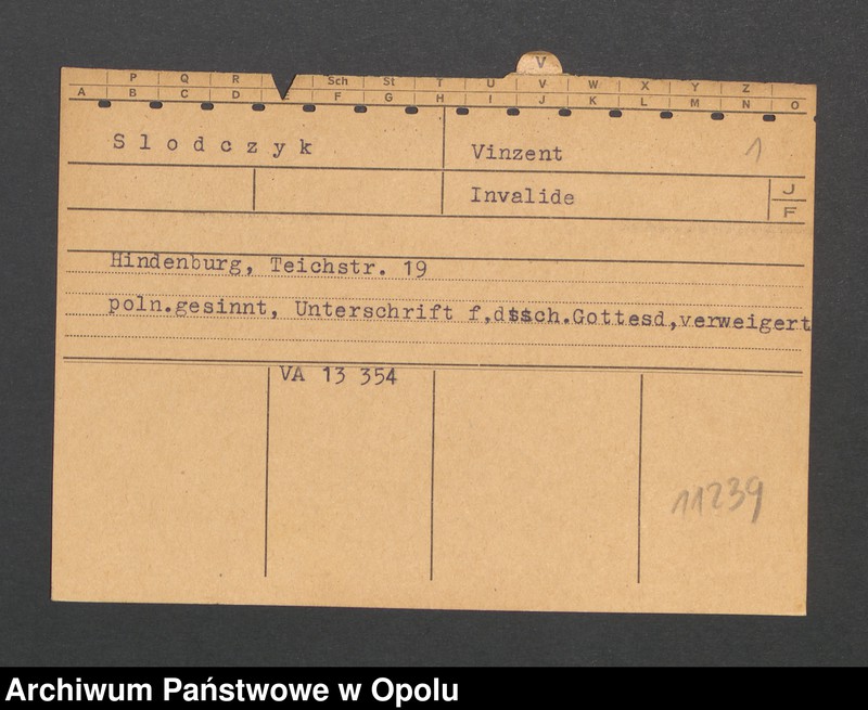 Obraz 3 z jednostki "[Slodczyk Vinzent, Hindenburg]"