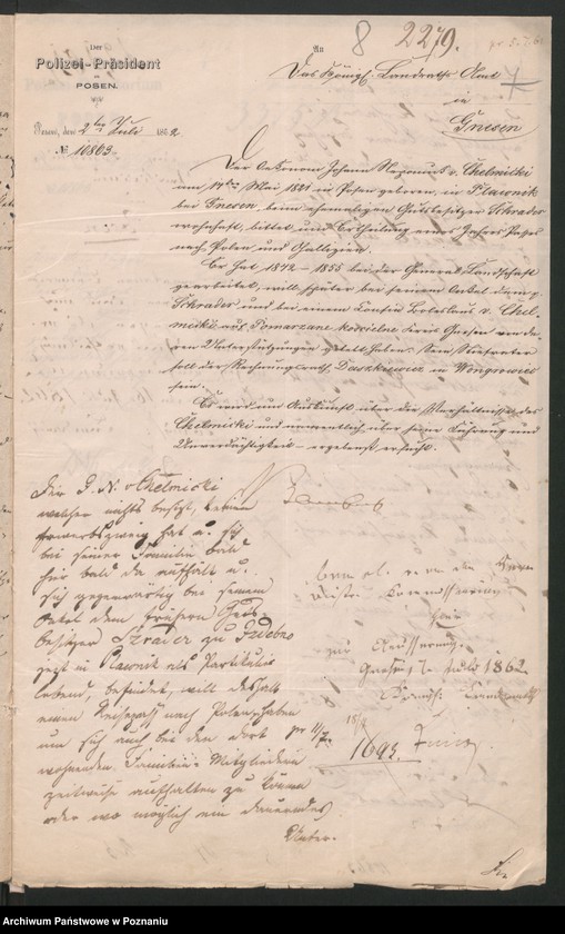 Obraz 12 z jednostki "A. betr. die Familie von Chełmicki"