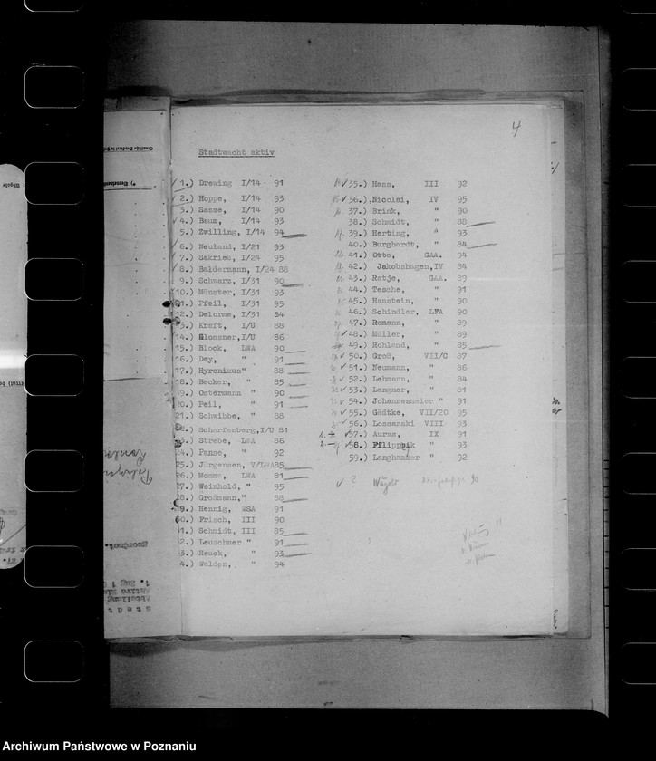 Obraz 8 z jednostki "Abstellung von Gefolgschaftsmitglieder zur Polizei - Reserve"