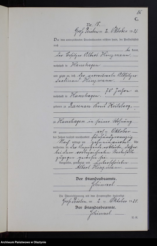 image.from.unit.number "Sterbe-Neben-Register Nr 1 - 21 [ Księga zgonów - wtóropis ]"