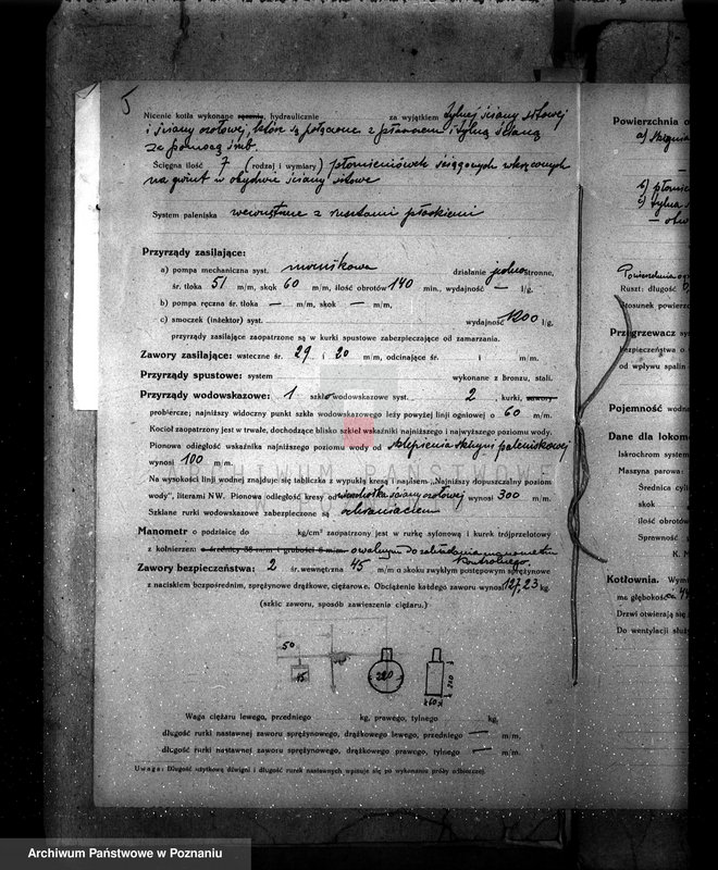 Obraz 9 z jednostki "Młyn parowy Fr. Balcera w Kucharkach pow. jarociński nr woj. kotła 1433"