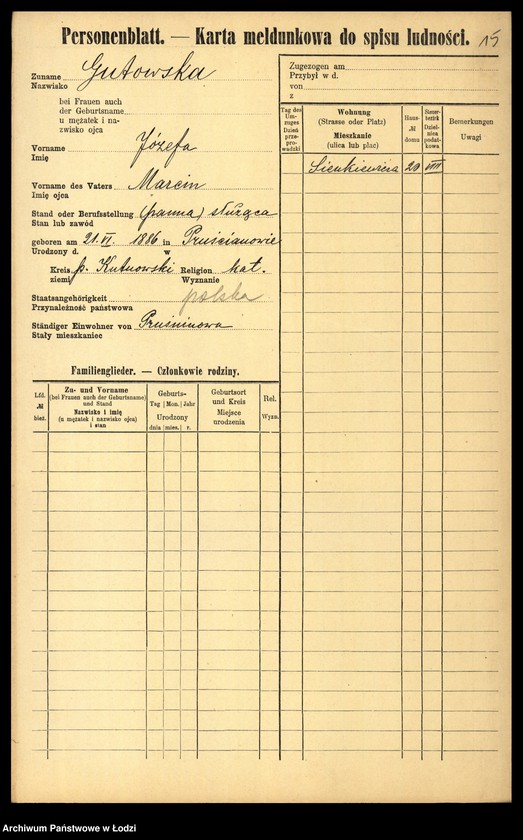 image.from.unit.number "[Spis ludności Łodzi] Gutmanowicz - Gzowski"