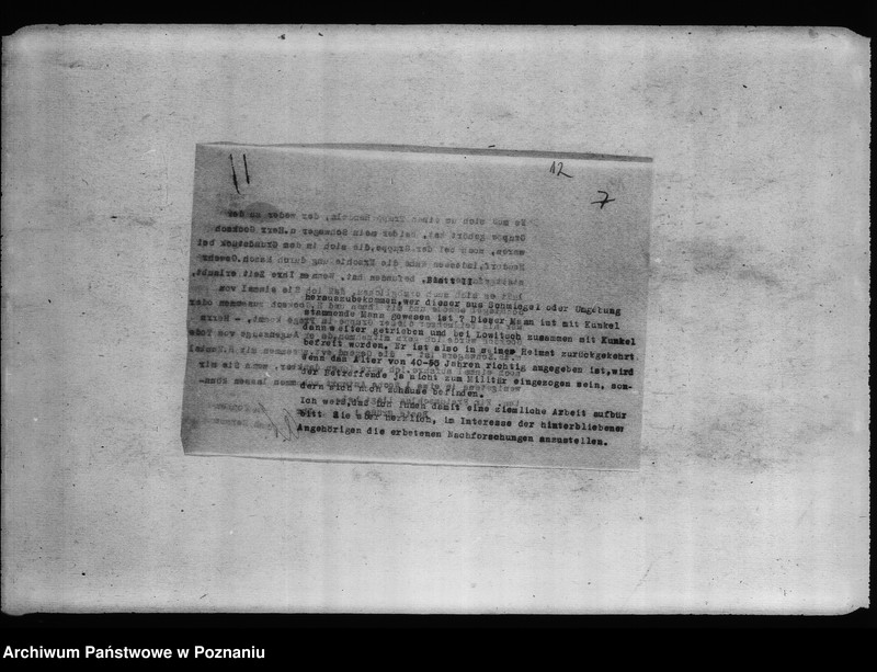 Obraz 16 z jednostki "Anzeigen im Ortdentuhen Berbachter am 2.8.1941 bert. Lültemeger - Herrenhofen, b. Schroda (Środa)"