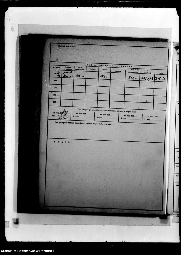 Obraz 6 z jednostki "/Zakłady opiekuńcze, kartoteka/"