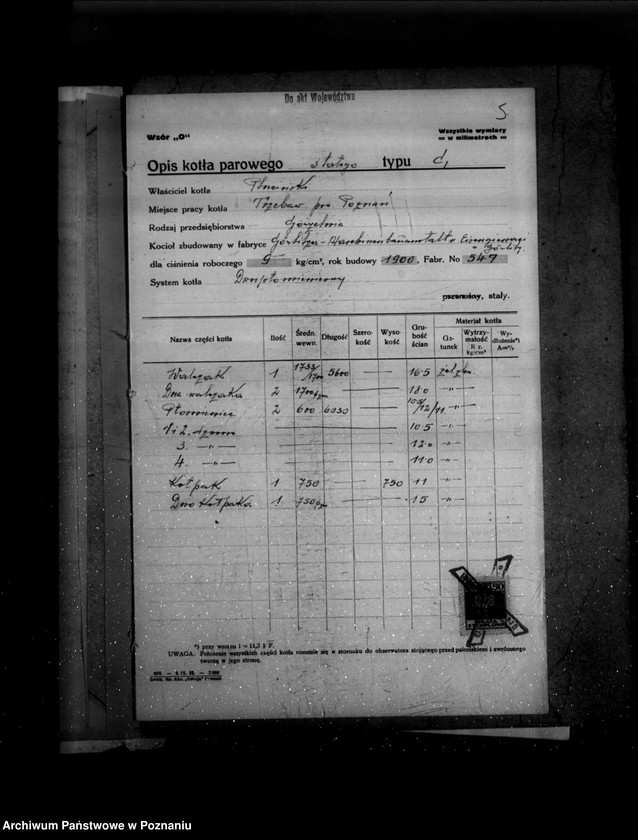 Obraz 9 z jednostki "Majątek Trzebaw powiat poznański W. Pluciński nr woj. 4207"